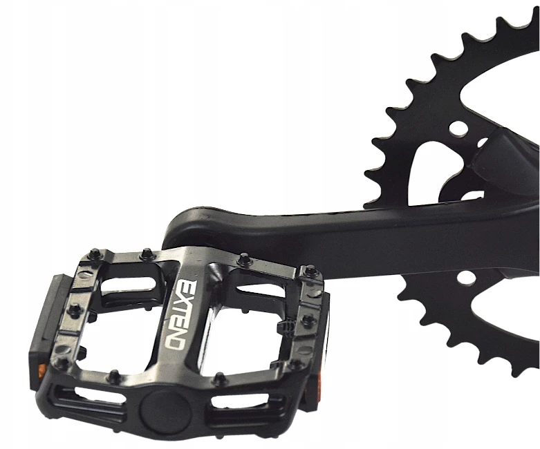 EXTEND PLATFORM DVIRAČIO PEDALAI Juodas ALUMININIS 9/16 KEIŠČIŲ MTB TREKKING