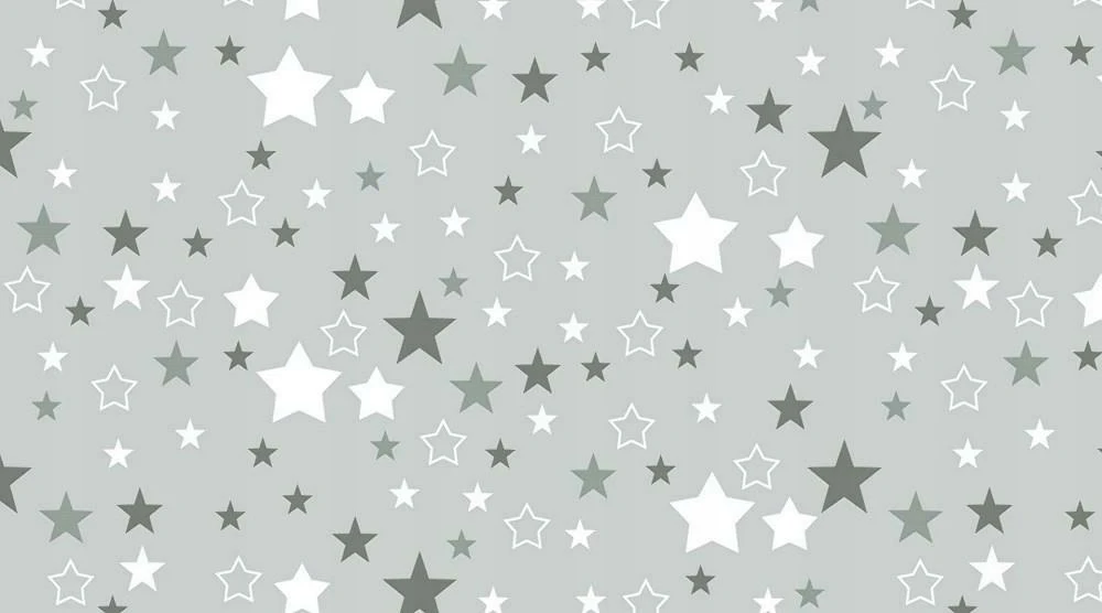 Extrapościel Užvalkalas bawełniana 50x60 gwiazdki pilka Kids