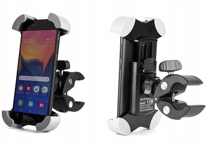 Extremestyle Dviračio ir motociklo telefono laikiklis – universalus, didelis