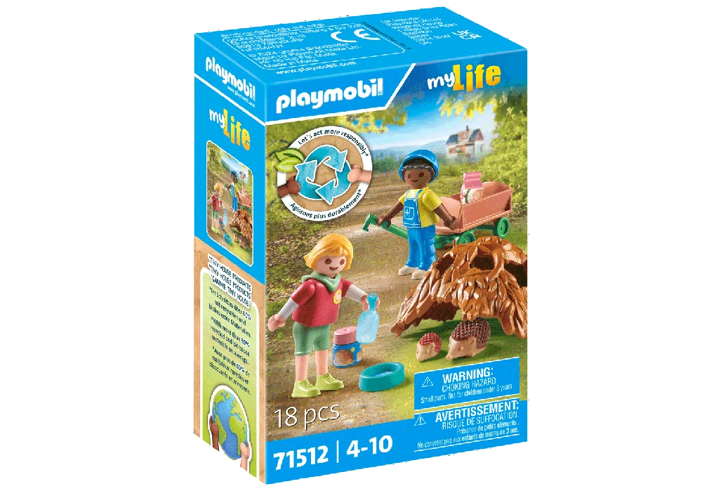 PLAYMOBIL MY LIFE Ežiukų šeimynėlės priežiūra 71512