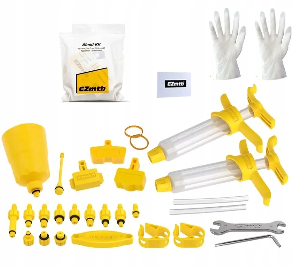 Ezmtb HIDRAULINIS STABDŽIŲ NUOLEIDIMO RINKINYS Shimano sram alyva 100ml