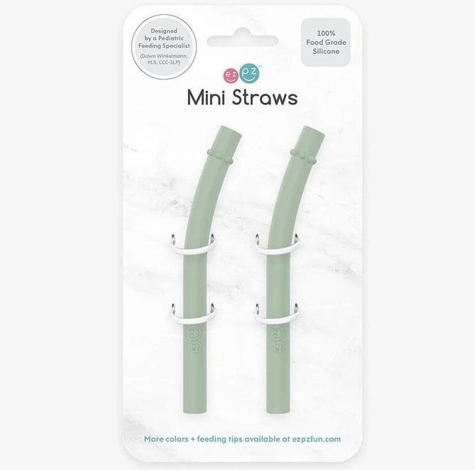EZPZ pripildomų silikoninių šiaudelių rinkinys Mini Cup 2 vnt