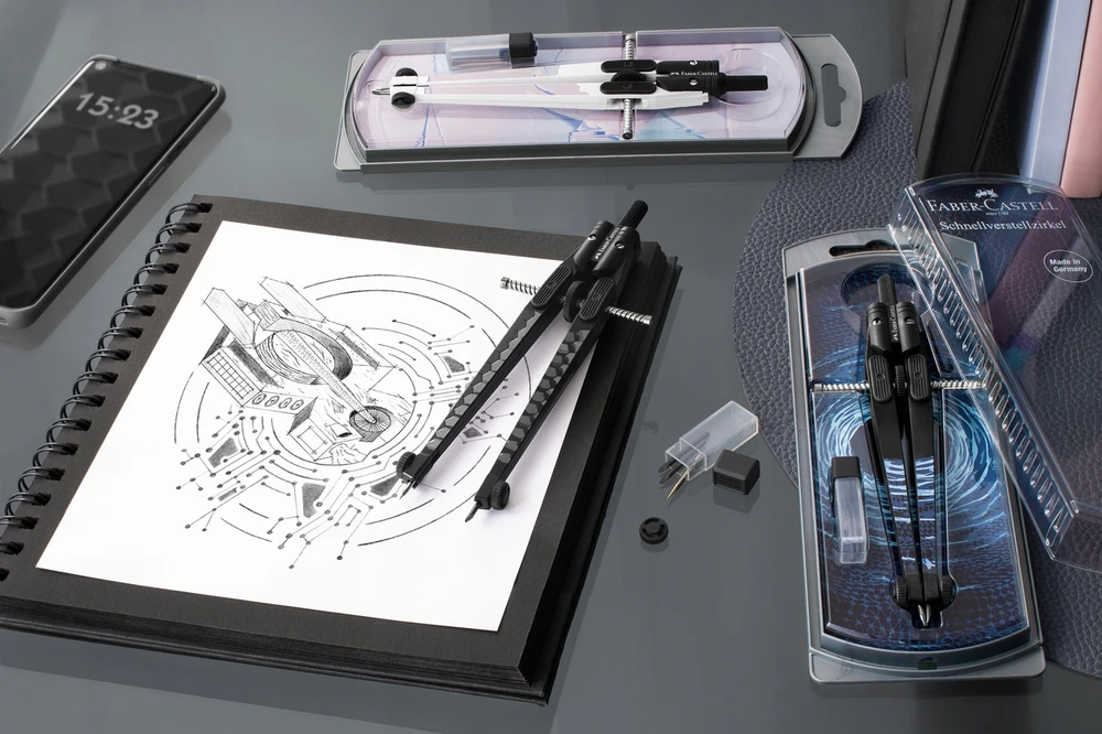 Skriestuvas Faber-Castell Dark & Bright