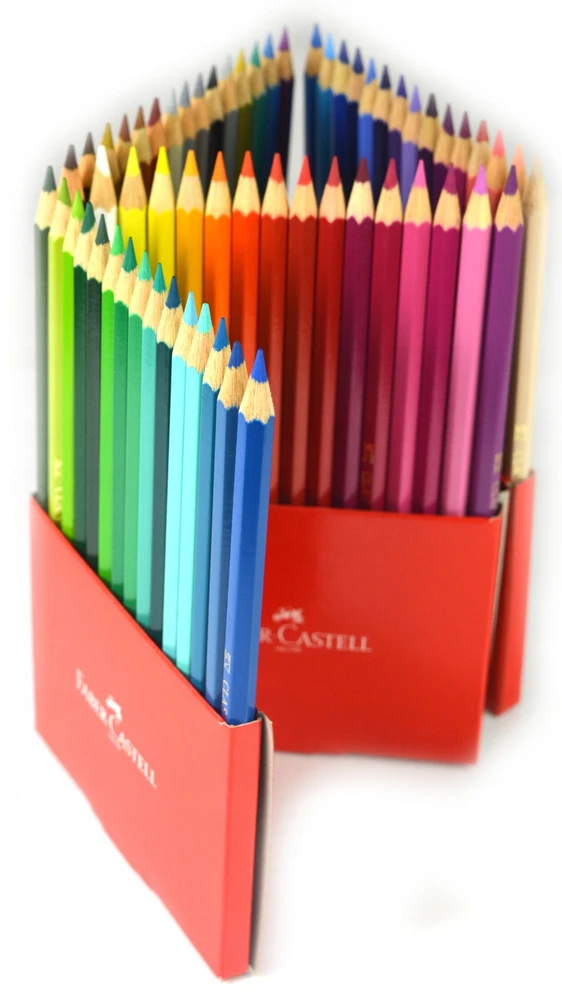 Spalvoti pieštukai Faber-Castell Castle, 60 spalvų