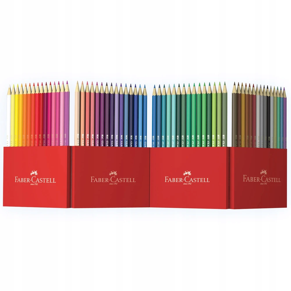 Spalvoti pieštukai Faber-Castell Castle, 60 spalvų