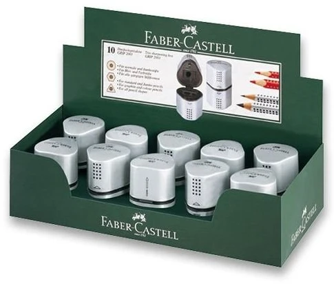 Faber-Castell Drožtukas Grip Faber Castel, pilkas