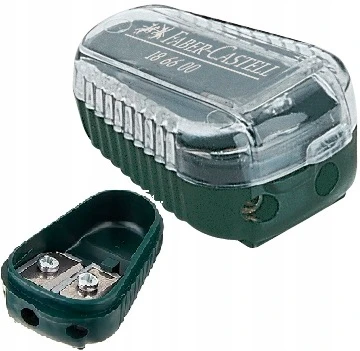 Faber-castell drožtukas pieštukams 2-3.15mm su konteineriu