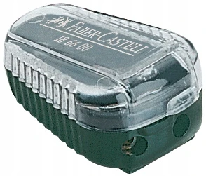 Faber-castell drožtukas pieštukams 2-3.15mm su konteineriu