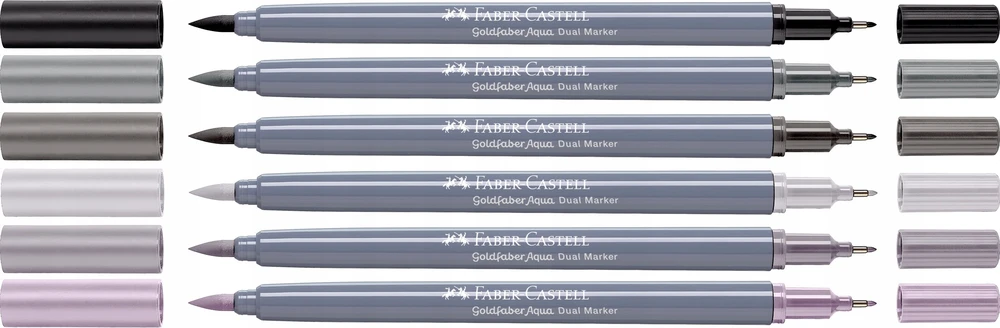 Faber-castell Flomasteriai, 6 vnt.