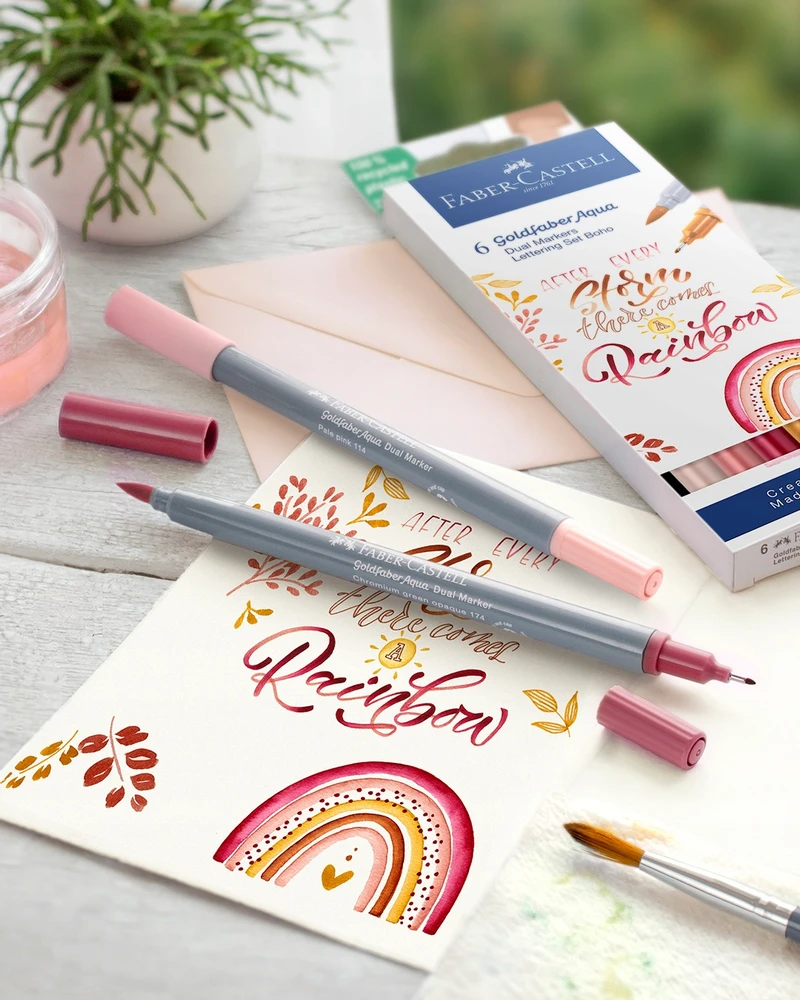 Kaligrafiniai rašikliai Faber-Castell Goldfaber BoHo