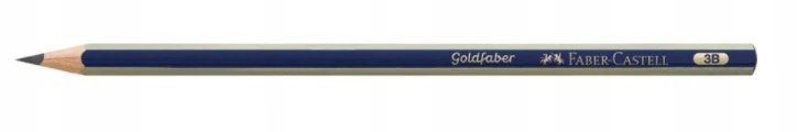Pieštukas Faber-Castell Goldfaber 1221, 3B, be trintuko, padrožtas
