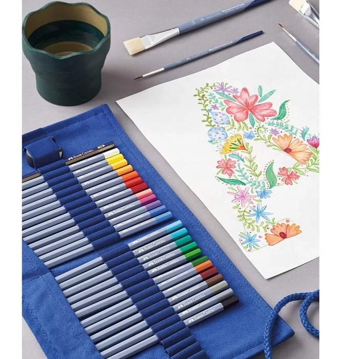 Faber-castell Goldfaber akvarelinės kreidelės, 27 spalvos