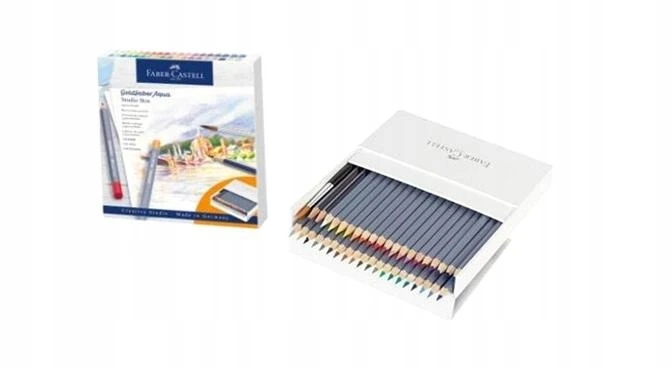 Faber-castell Goldfaber Aqua akvarelinės kreidelės 38+2 vnt.