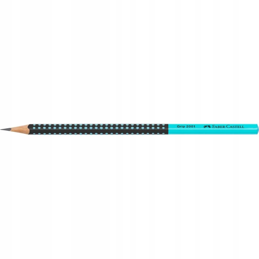 Grafitinis pieštukas Faber-Castell Jumbo Grip 2001 Two Tone, juodos / turkio spalvos