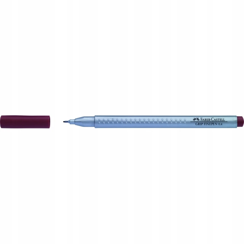 Faber-castell Grip 0,4 mm rudas plonas rašiklis