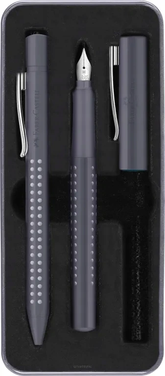 Faber-castell Grip 2010 rašiklio ir fontano rašiklio rinkinys