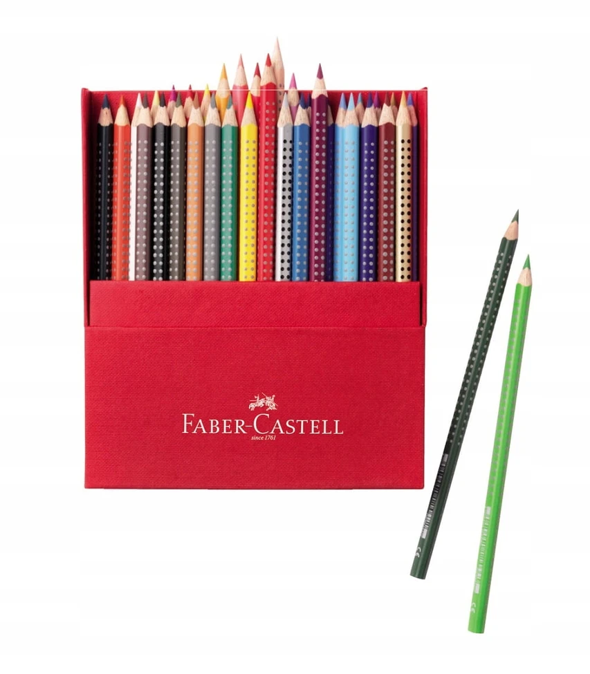 *Spalvoti pieštukai Faber-Castell GRIP 2001, 36 spalvos
