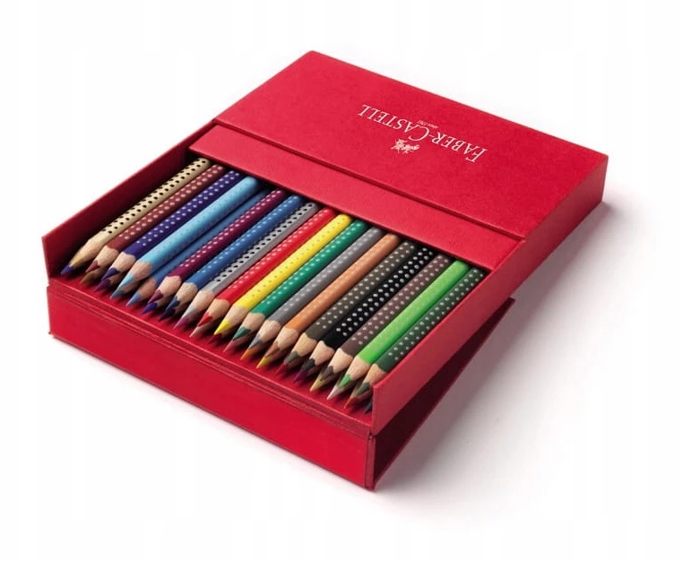 *Spalvoti pieštukai Faber-Castell GRIP 2001, 36 spalvos