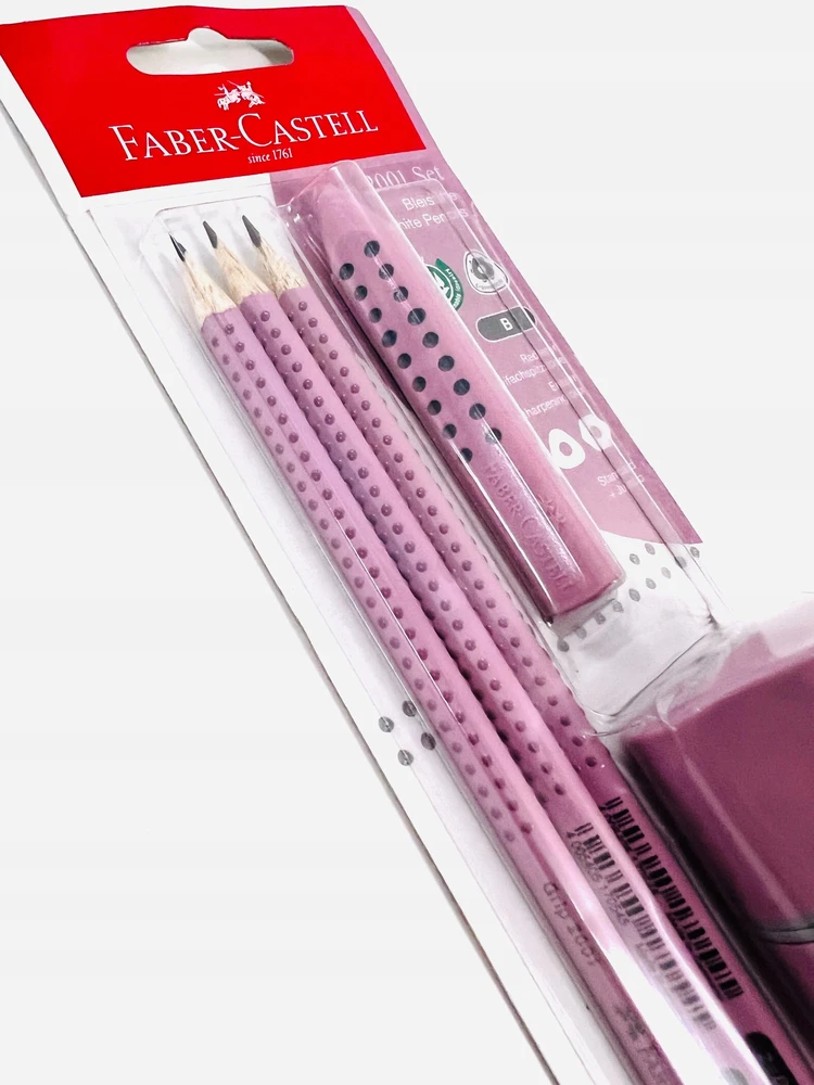 Faber-Castell Grip 2001 rinkinys – rožiniai šešėliai (580073)