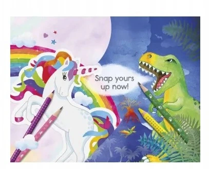 Pieštukas Faber-Castell Unicorn HB, rožinės spalvos korpusas