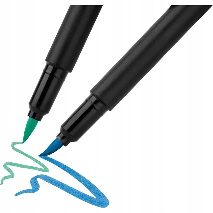 Faber-castell Juodas Edition 20 spalvų teptukiniai markeriai