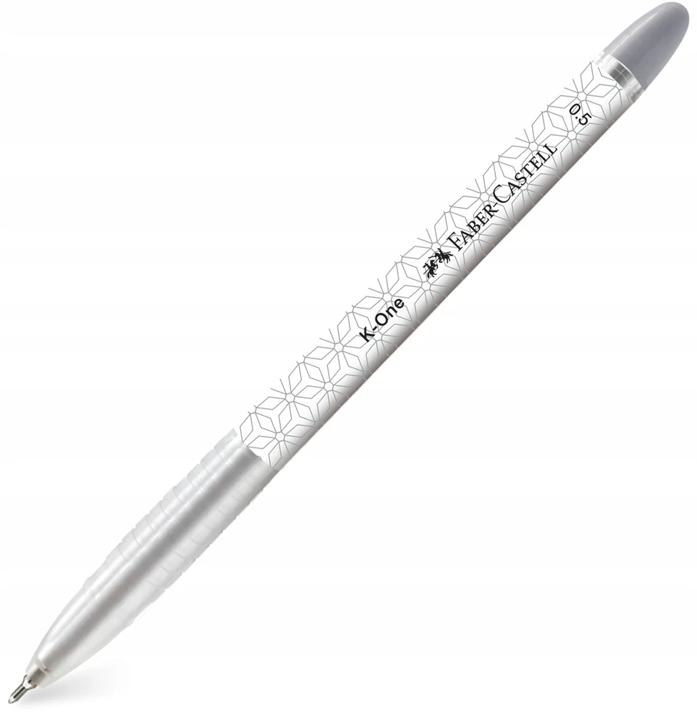 Faber-castell K-one rašiklis, 0,5 mm, juodas, vandeniui atsparus