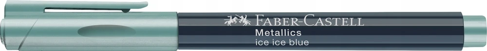 Faber-castell metalinis kaligrafinis markeris, mėlynas