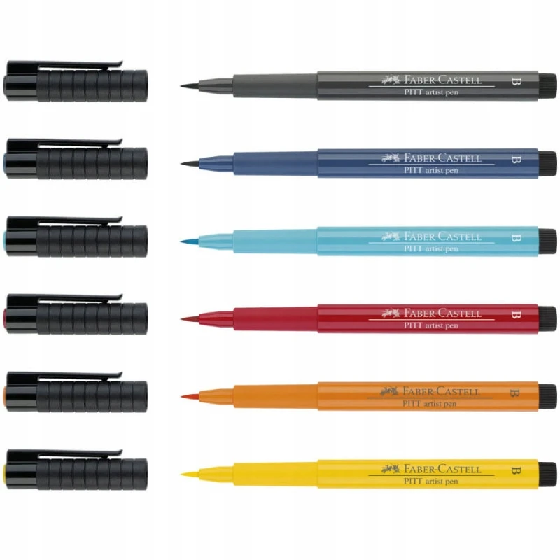 Faber-castell Pitt Artist Pen Manga rinkinys, 6 vnt.