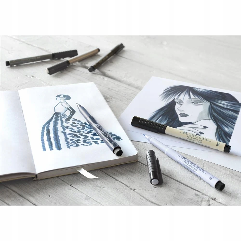 Faber-castell Pitt Artist Pens rinkinys, 4 vnt.