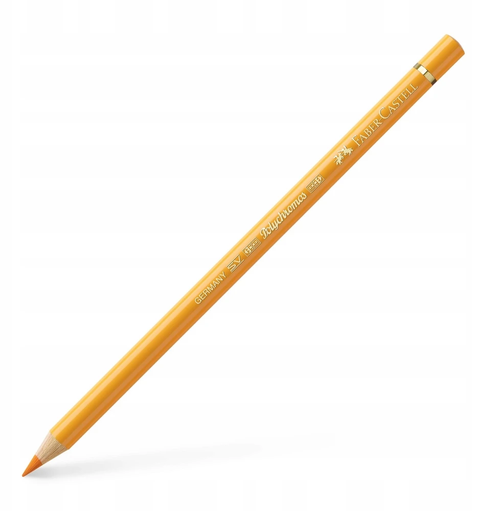 Faber-Castell Polychromos artists´ colour pencil, colour 109 dark chrome yellow