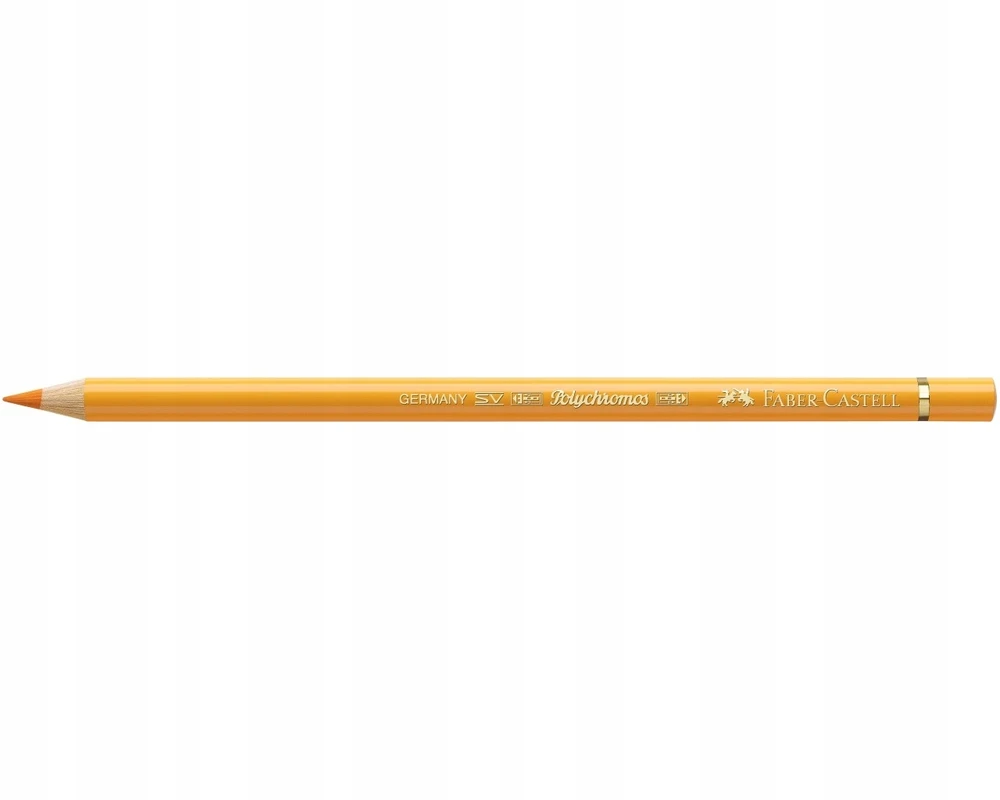 Faber-Castell Polychromos artists´ colour pencil, colour 109 dark chrome yellow