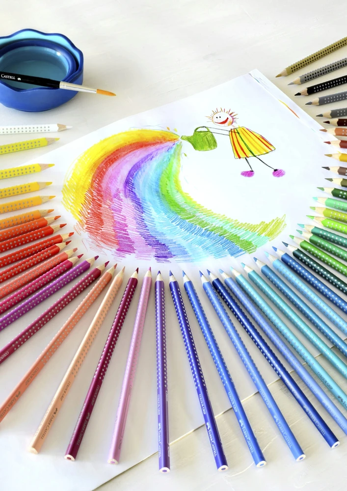 Faber-Castell - Spalvoti pieštukai - Kartoninė dėžutė - 48 vnt. (112449)
