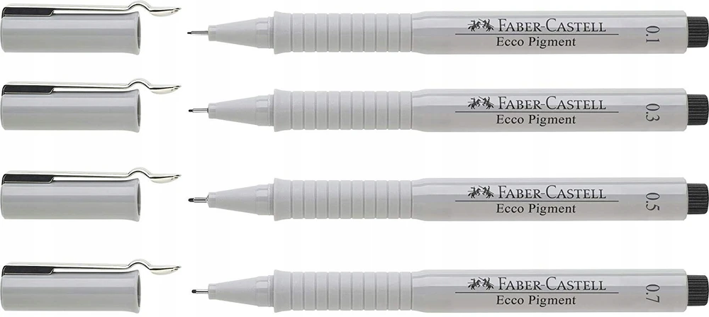 Faber-castell techniniai pieštukai, 4 vnt.