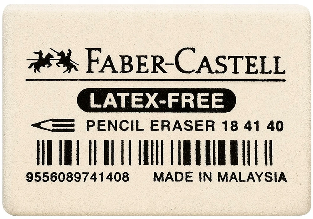 Faber-castell trintukas, be latekso, vidutinio dydžio