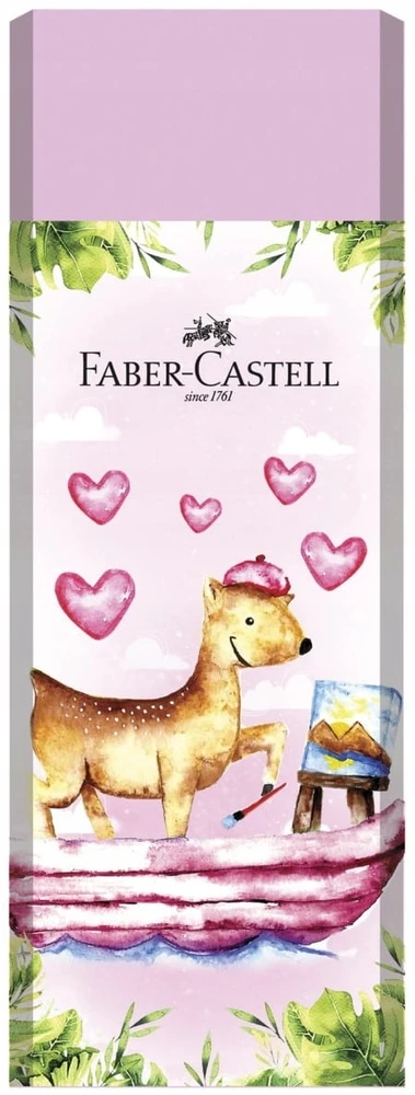 Faber-castell trintukas "happy Jungle", be Pvc, pastelinis