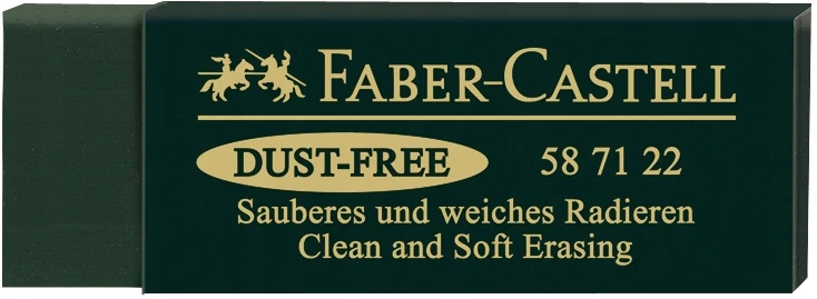 Faber-castell trintukas žalias, 1 vnt.