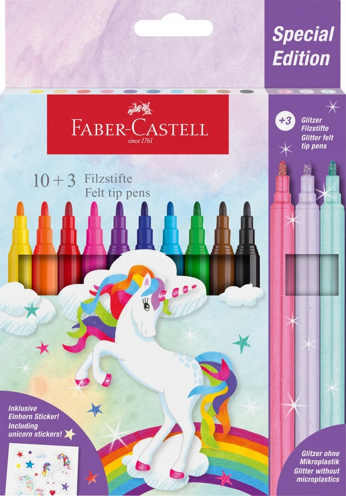 Faber-Castell Unicorn mokyklinis lopšys mergaitėms