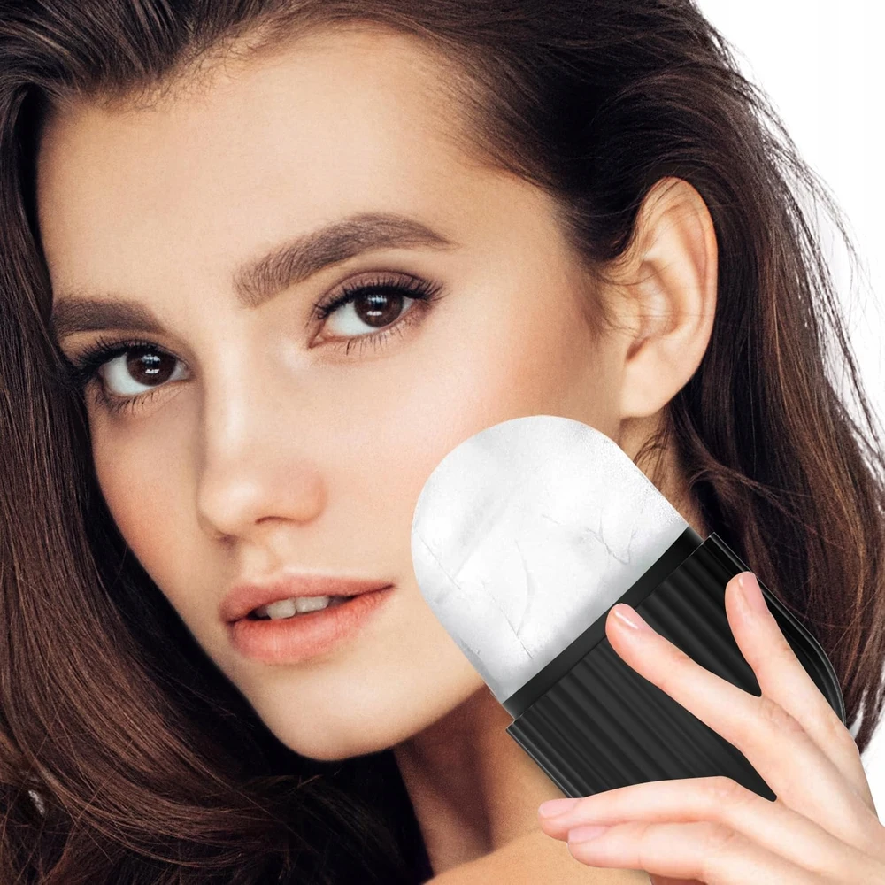 FACE ROLLER 3 Vnt. RITINĖLIS AUSINANTIS MASAŽUOTIS RAMINAMASIS SILIKONAS