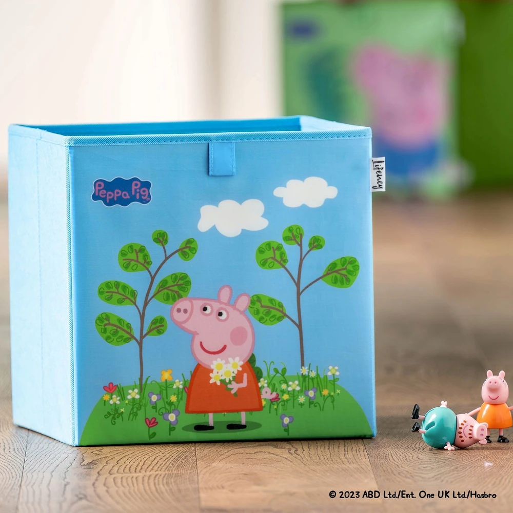 Fackelmann Pojemnik pudełko organizer na zabawki vaikams Peppa Pig 30×30×30 cm