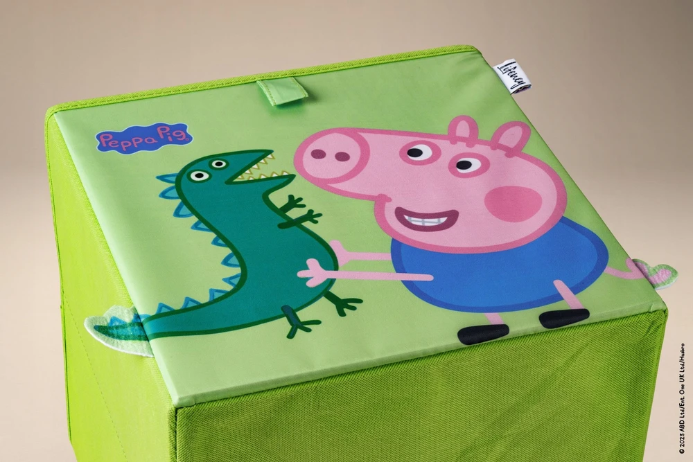 Fackelmann PUDEŁKO indas NA ZABAWKI LIFENEY Box Świnka Peppa DINO 30x30cm