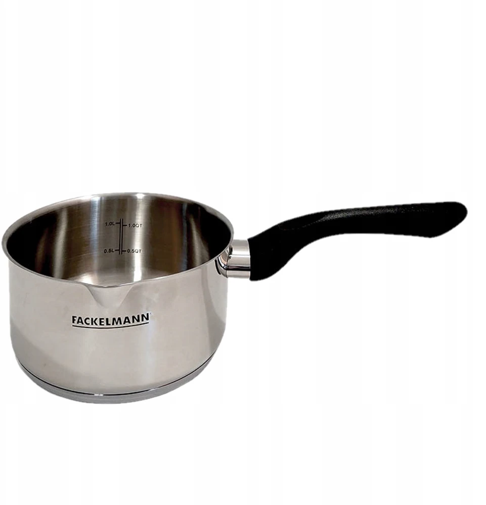 FACKELMANN RONDEL 1,5L 16cm stal 16/10 Geneva NA GAZ INDUKCJĘ ze skalą