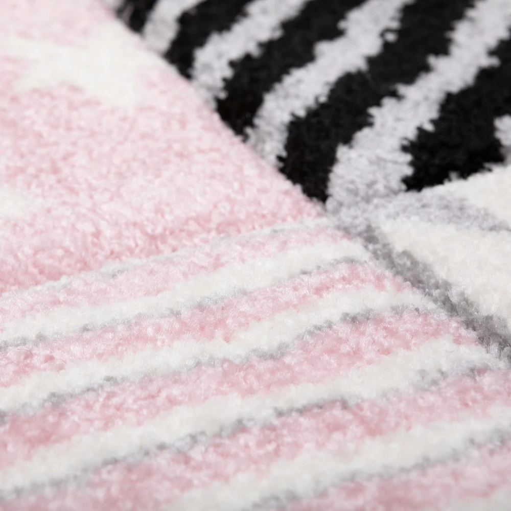 Family Fabrics DYWAN OKRĄGŁY DLA DZIECKA - DZIECIĘCY KIDS JAZZ ROŽINĖ - Koło Fi 140
