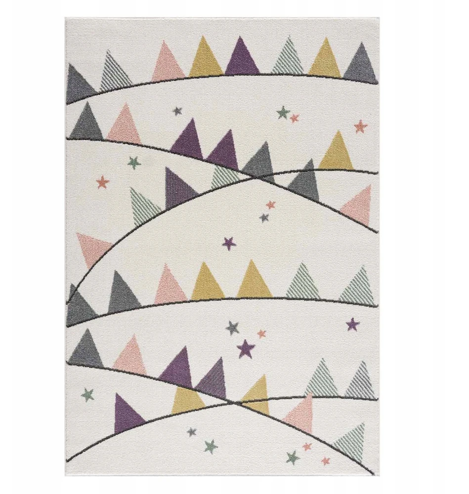 Family fabrics Vaikiškas kilimėlis su šventinėmis vėliavėlėmis Anime 80x150cm