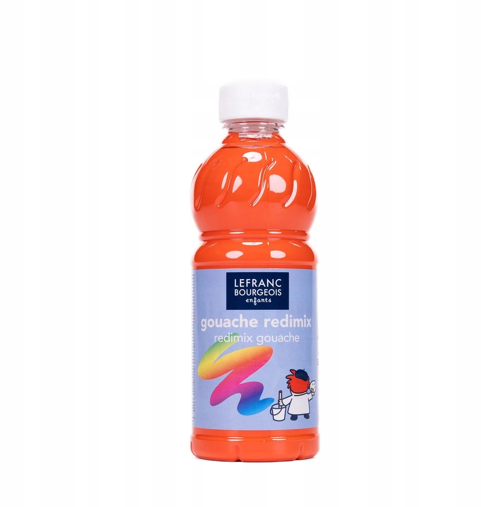 Plakatų dažai tempera 500 ml vermilionas LEFRANC BOURGEOIS