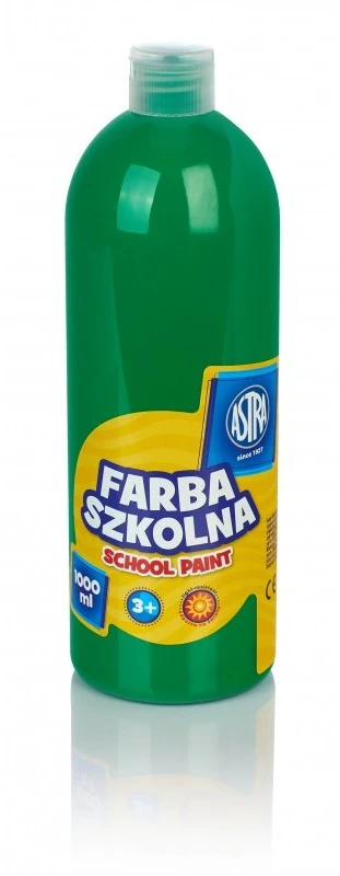 Farba szkolna ASTRA 1000 ml jasna žalia