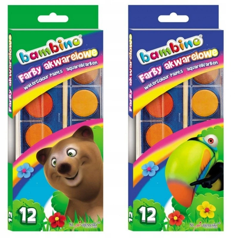 Akvarelė BAMBINO 5903235001857, 12 spalvų