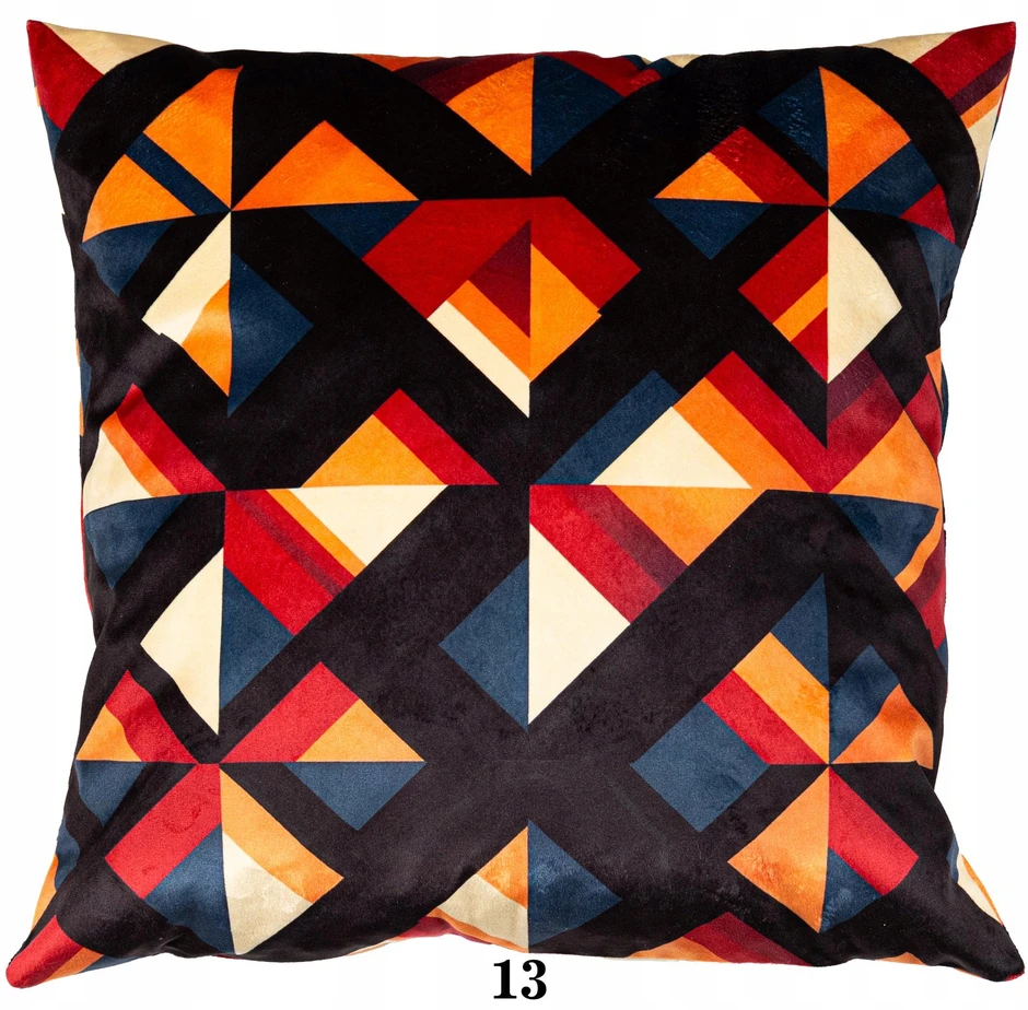 Faro Dekoratyvinė "velvet" pagalvės užvalkalas 40x40 cm, geometrinis raštas