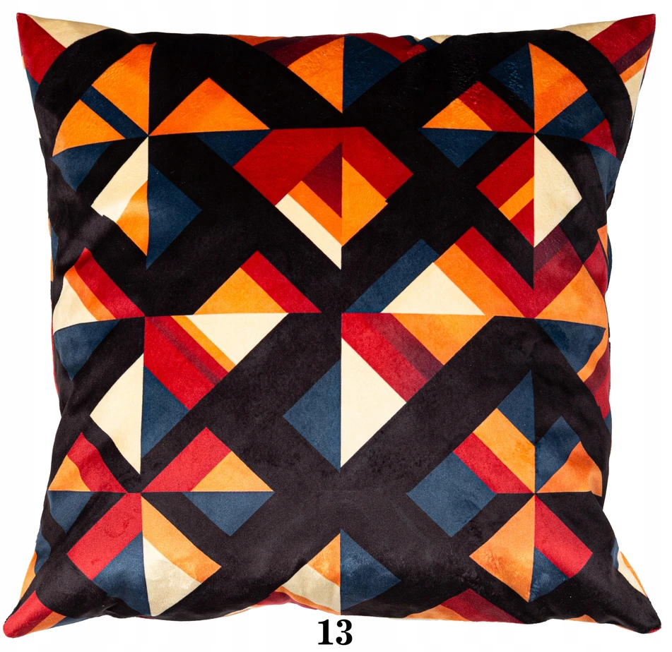 Faro Dekoratyvinė "velvet" pagalvės užvalkalas 40x40 cm, geometrinis raštas