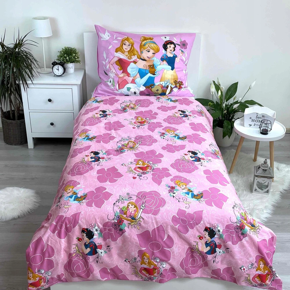 Faro Disney Princesės Rožinė Vaikiška Patalynė 160x200