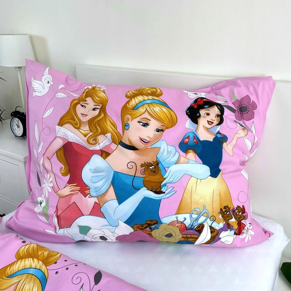 Faro Disney Princesės Rožinė Vaikiška Patalynė 160x200